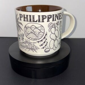 Starbucks Been There Series Philippines Mug 2023 White Black Brown